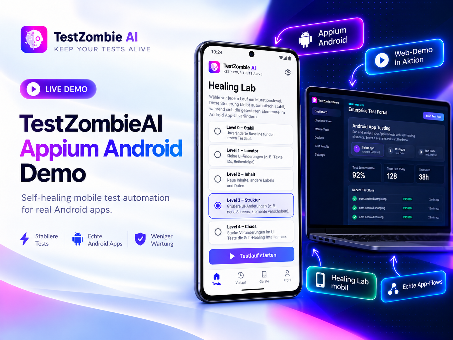 TestZombieAI Appium Android Demo